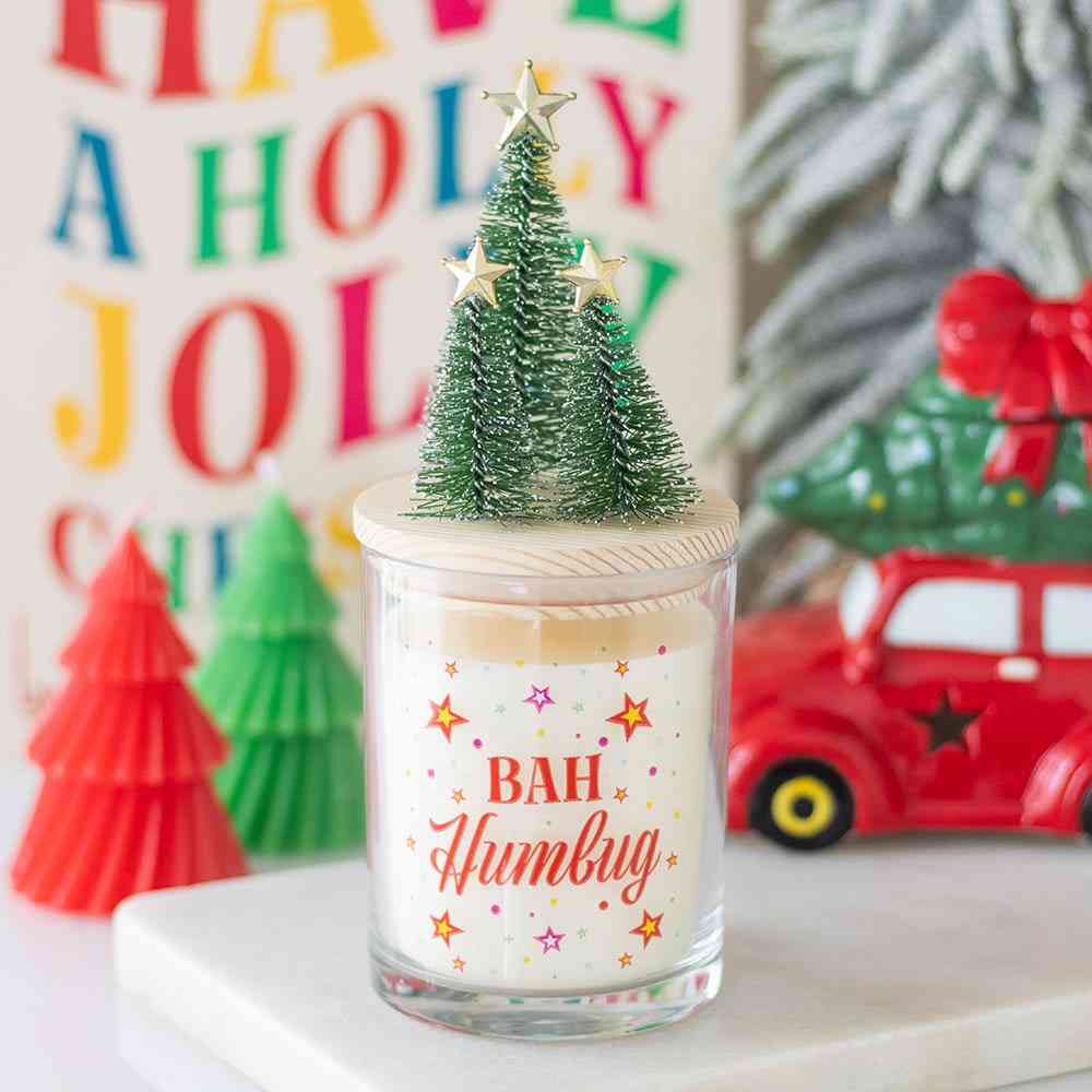 Something Different - Bah Humbug Orange & Clove with Tree Scented Candle - Multicolours